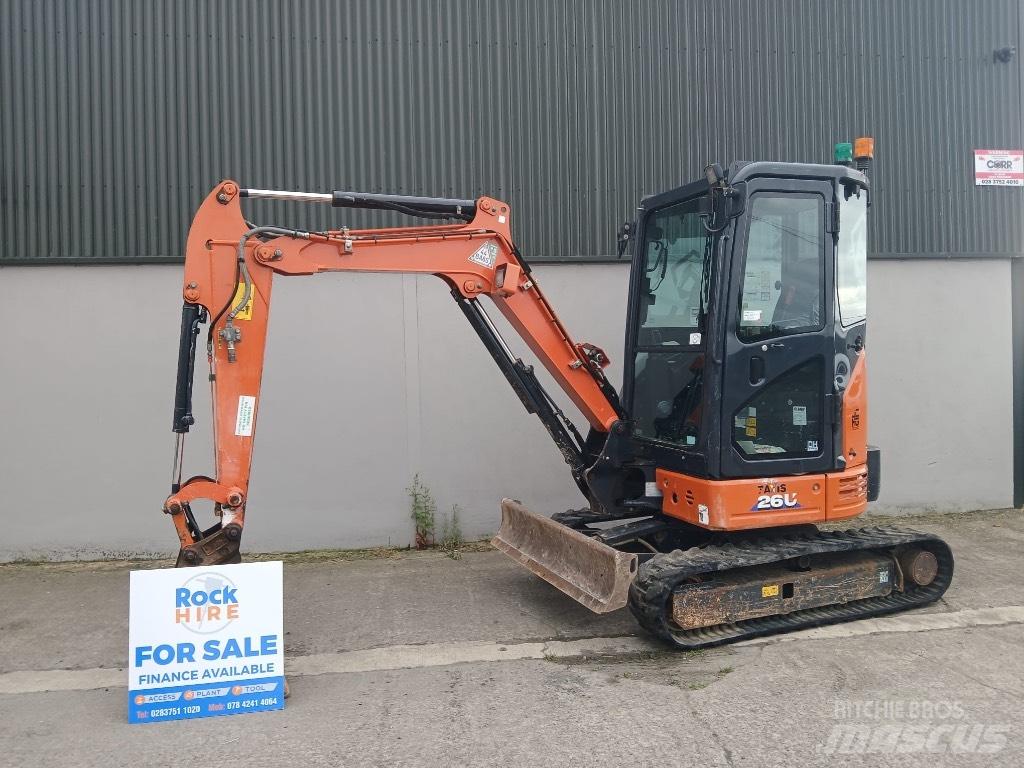 Hitachi ZX 26 U-6 Mini bageri <7t