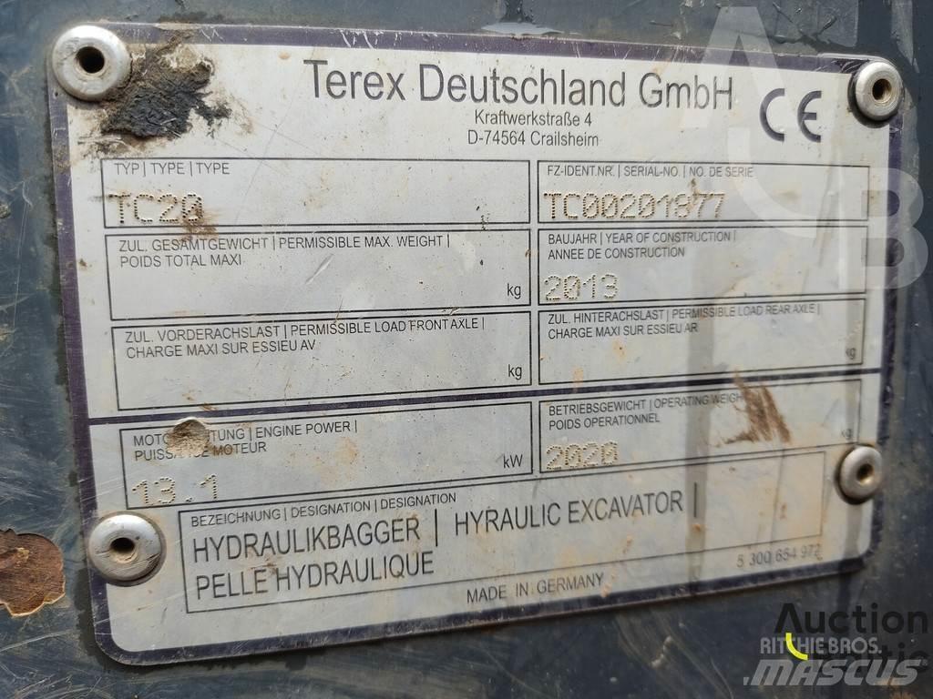 Terex TC 20 Mini bageri <7t
