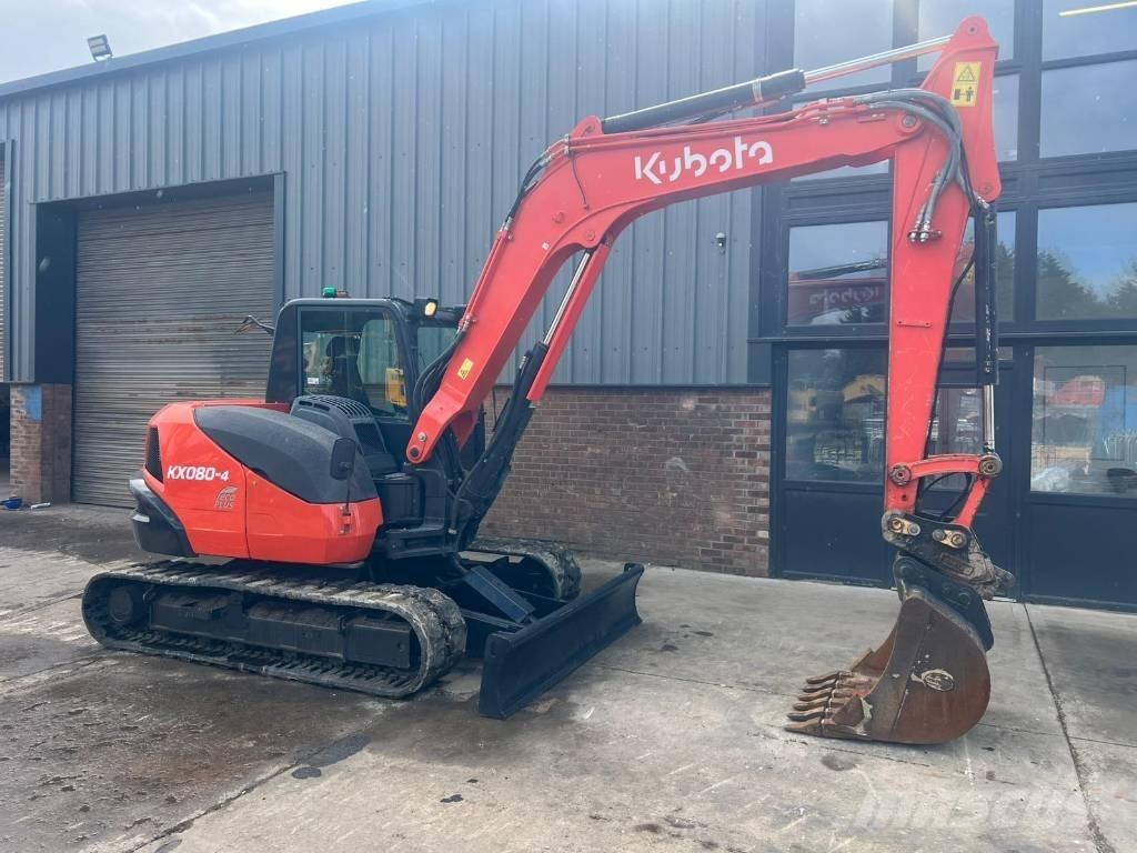 Kubota KX 080-4 Mini bageri <7t