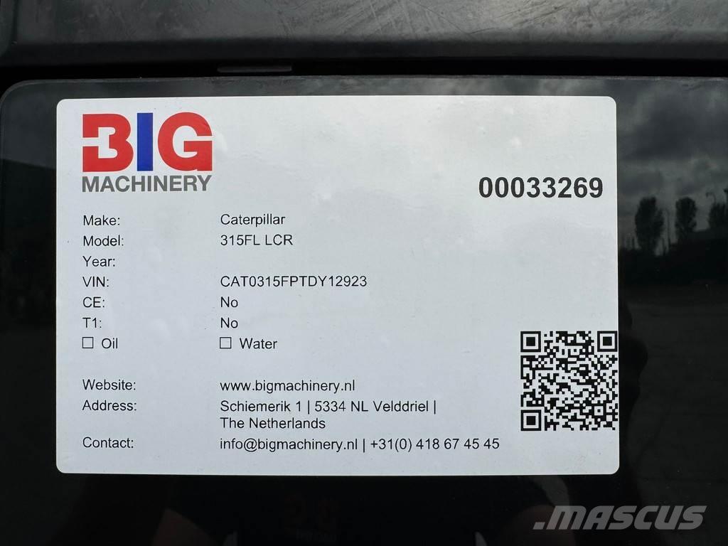 CAT 315F LCR Bageri gusjeničari