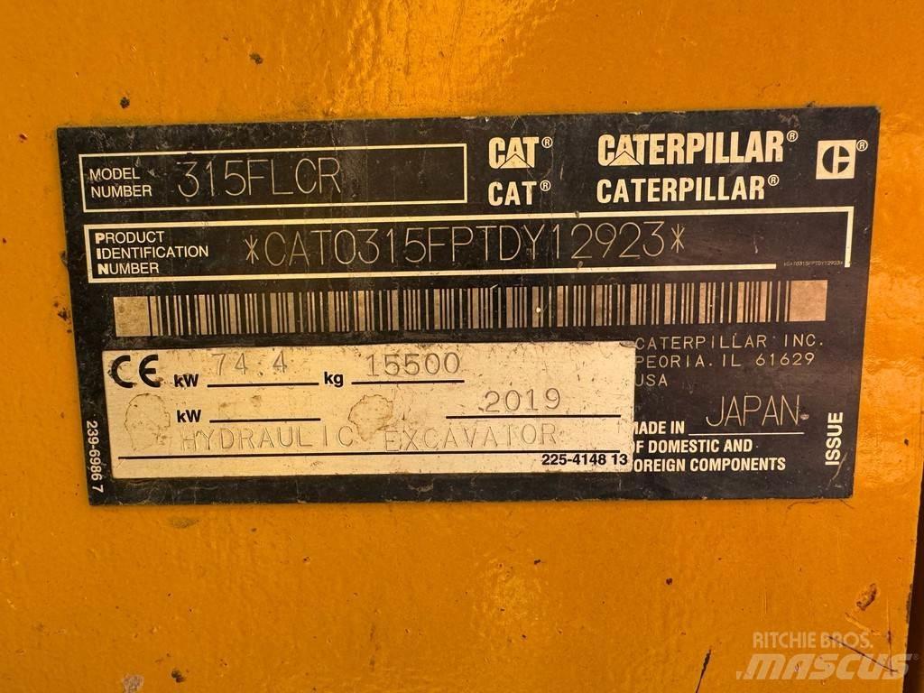 CAT 315F LCR Bageri gusjeničari