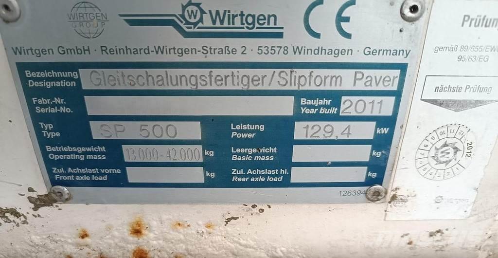 Wirtgen SP500 Asfaltni finišeri