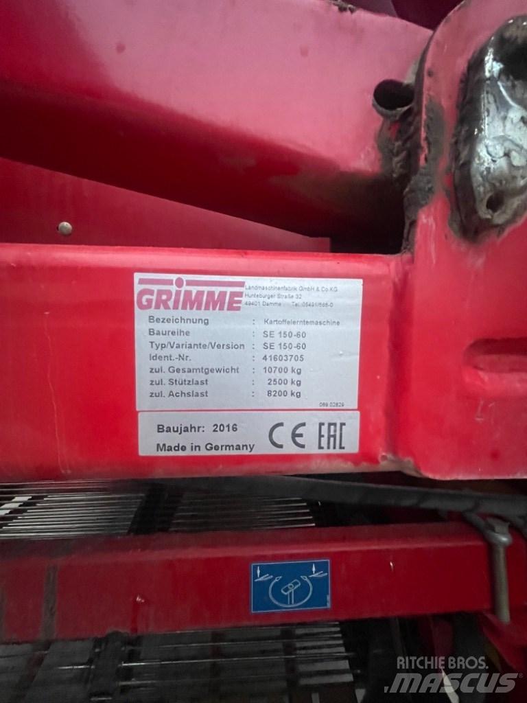 Grimme SE 150-60 Skupljači i kopači krumpira