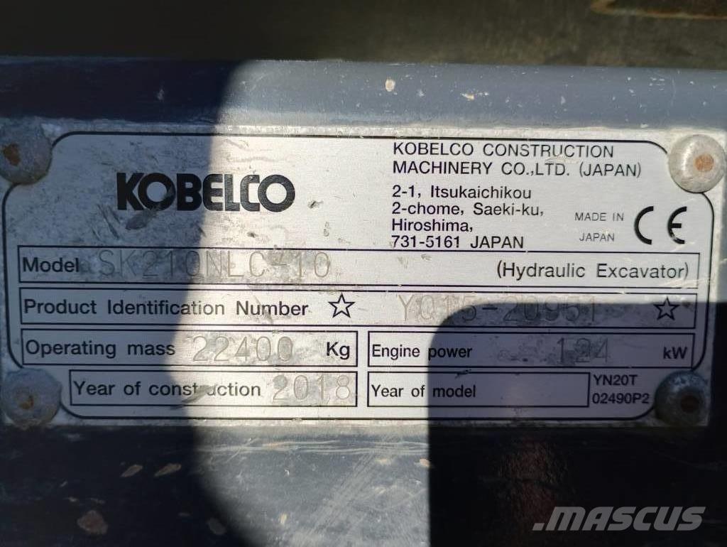 Kobelco SK210 N LC Bageri gusjeničari