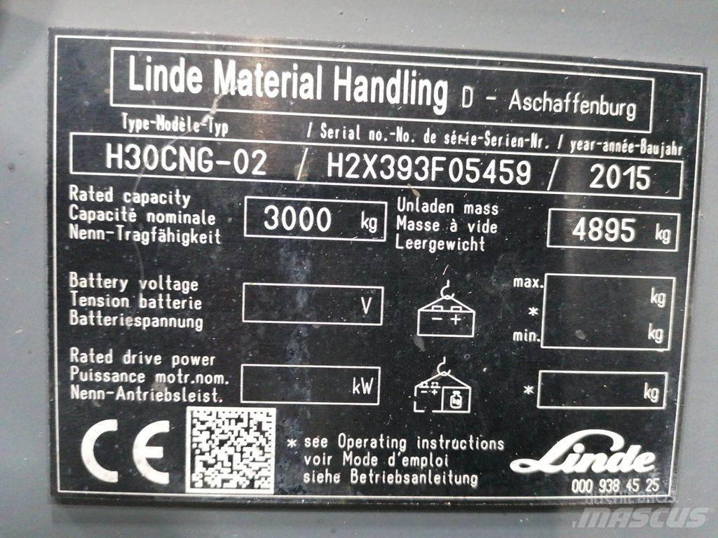 Linde H30T-02 Plinski viličari