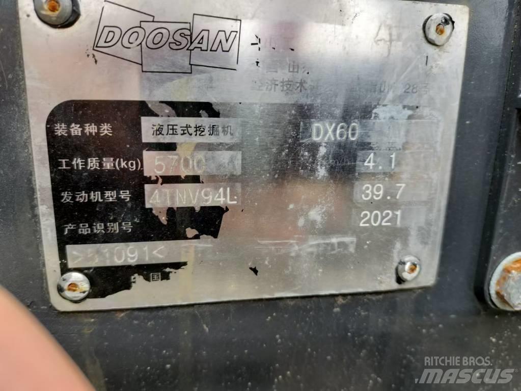 Doosan DX 60 Mini bageri <7t