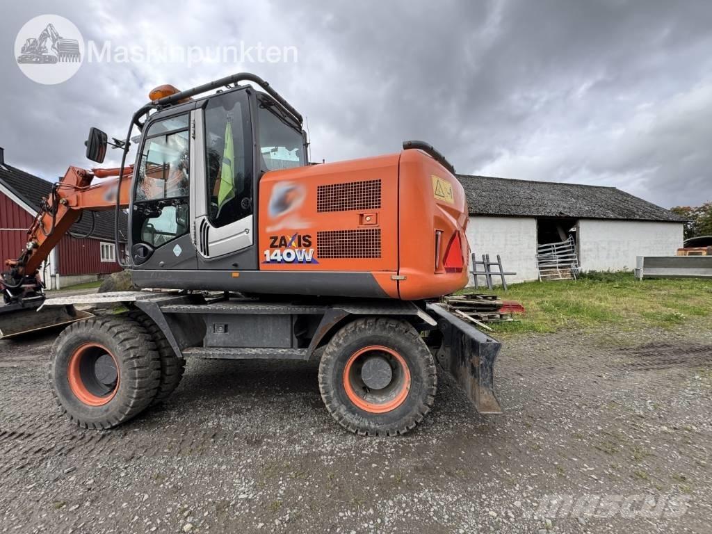 Hitachi ZX 140 W-3 Bageri na kotačima