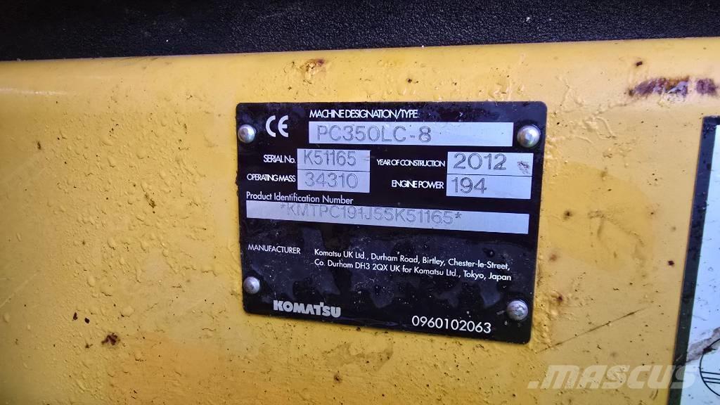Komatsu PC 350 LC-8K Bageri gusjeničari