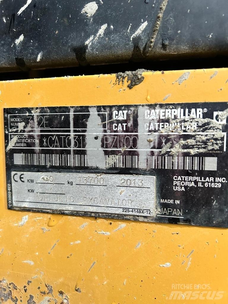 CAT 312 E Bageri gusjeničari