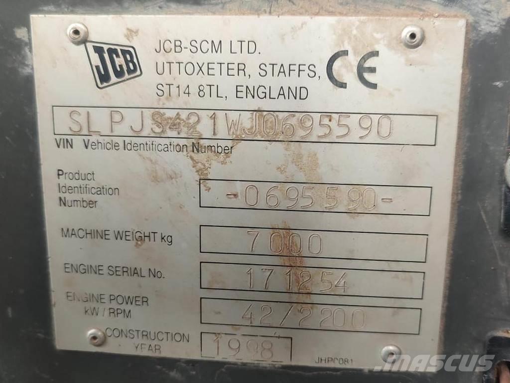 JCB JS70 Midi bageri 7t – 12t