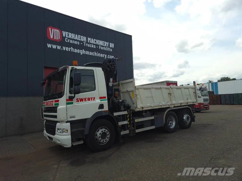 DAF 85.360 Kipper Rabljene dizalice za težak teren