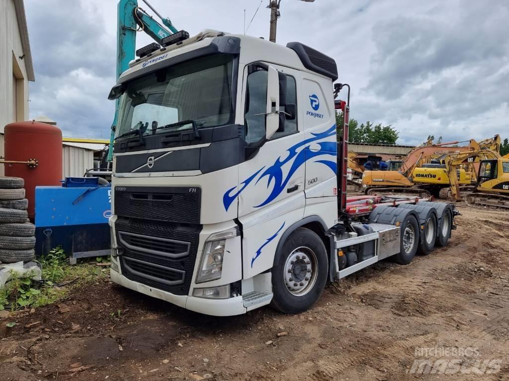 Volvo FH 500 JOAB Rol kiper kamioni s kukama za dizanje