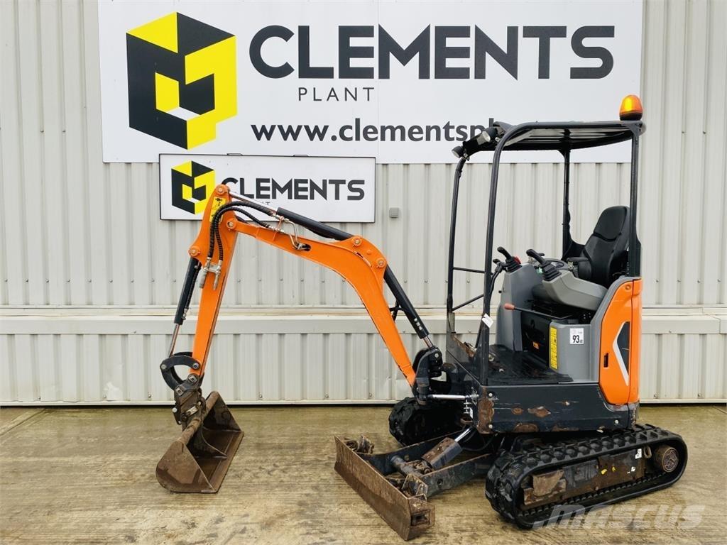 Doosan DX17Z Mini bageri <7t