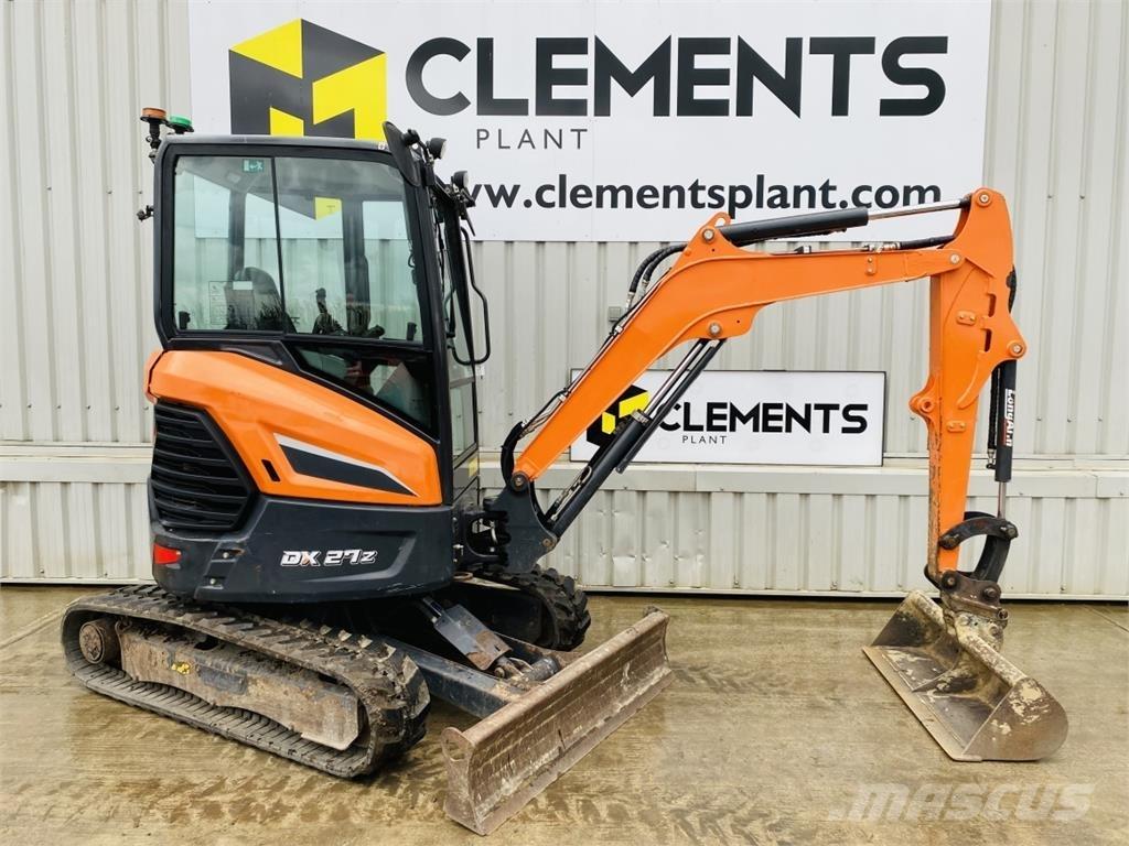 Doosan DX27Z Mini bageri <7t