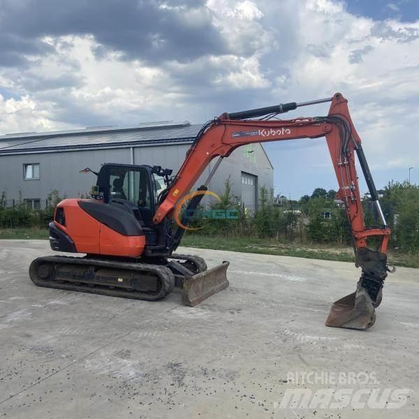 Kubota KX080-4 Bageri na kotačima