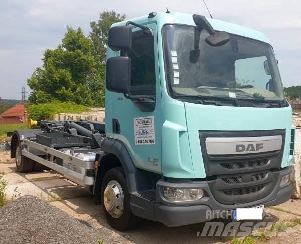 DAF LF180 FA Rol kiper kamioni s kukama za dizanje