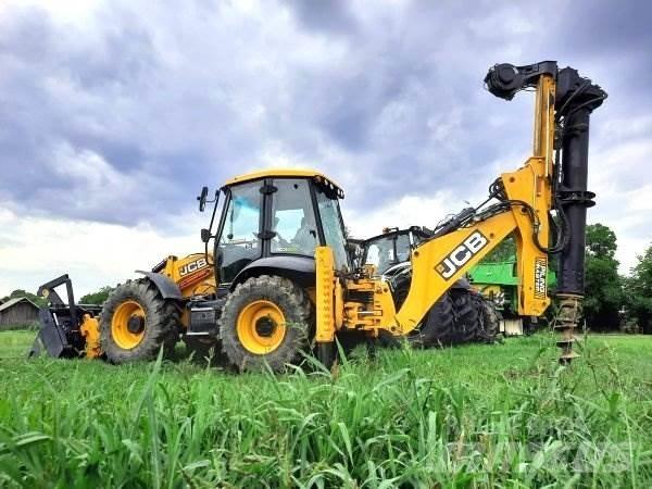 JCB 4CX +Piling Master Utovarni rovokopači