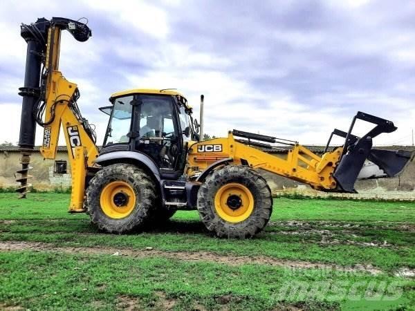 JCB 4CX +Piling Master Utovarni rovokopači