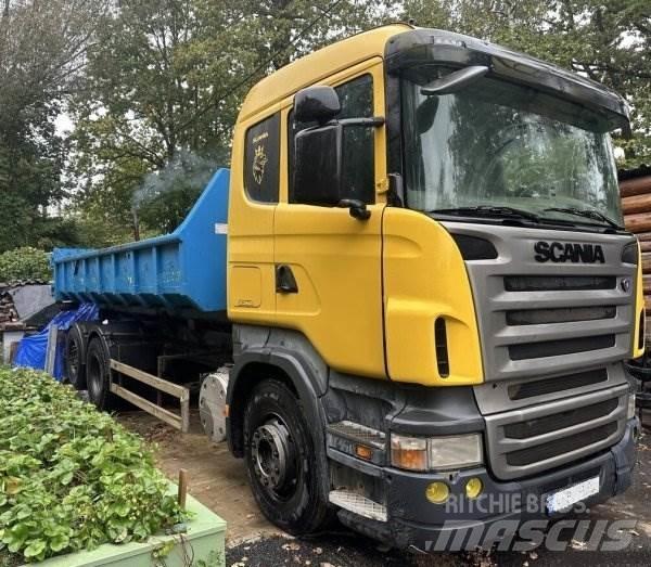 Scania R380 Rol kiper kamioni s kukama za dizanje