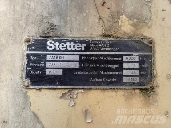 Stetter AM 6 SH Kamioni mikseri za beton