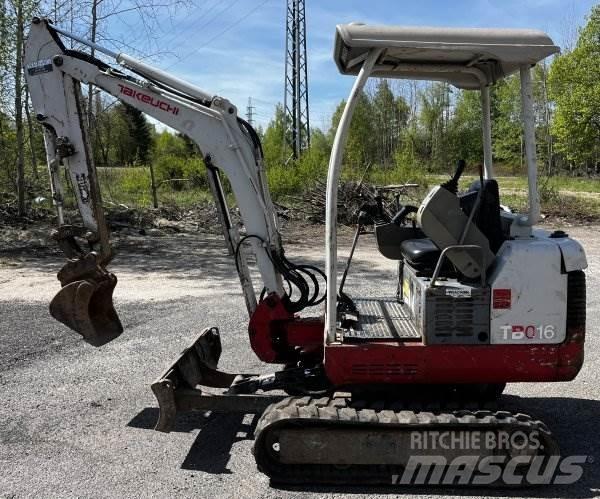 Takeuchi TB 016 Mini bageri <7t