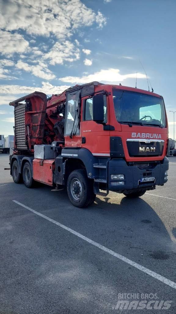 MAN TGS 26.540 6X6 Drobilice za drvo / čiperi
