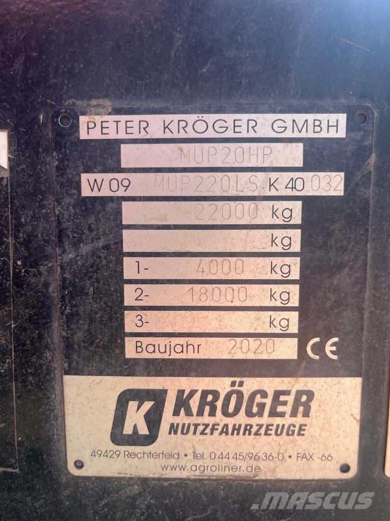 Kröger MUP 20 Kiperi prikolice