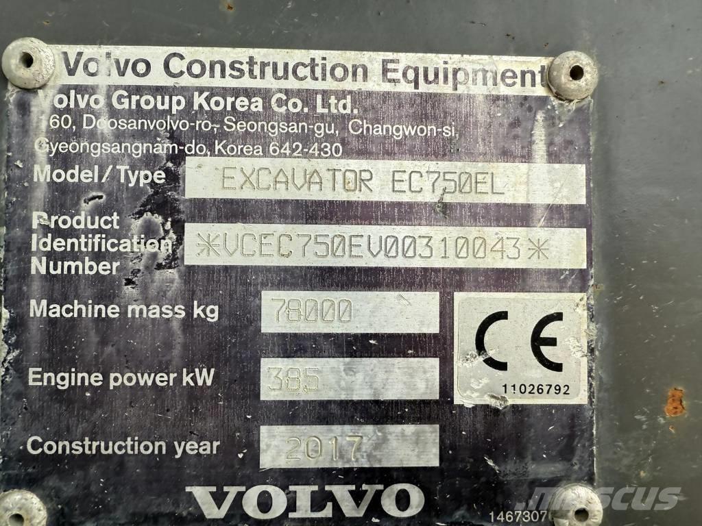 Volvo EC 750 EL Bageri gusjeničari