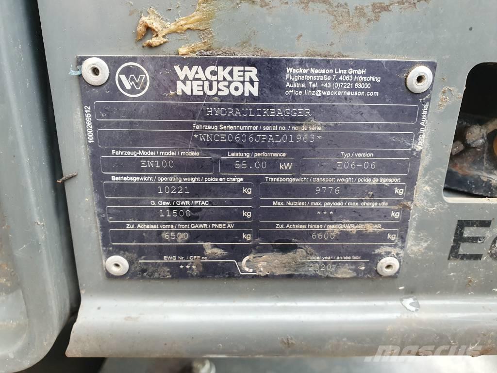 Wacker Neuson EW100 Bageri na kotačima