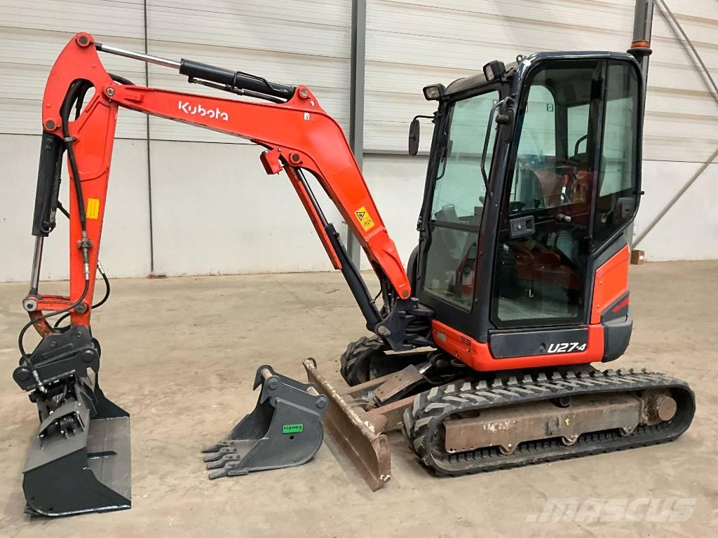 Kubota U 27-4 Mini bageri <7t