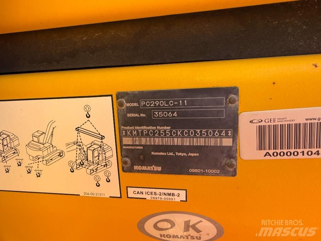 Komatsu PC290LC-11 Bageri gusjeničari