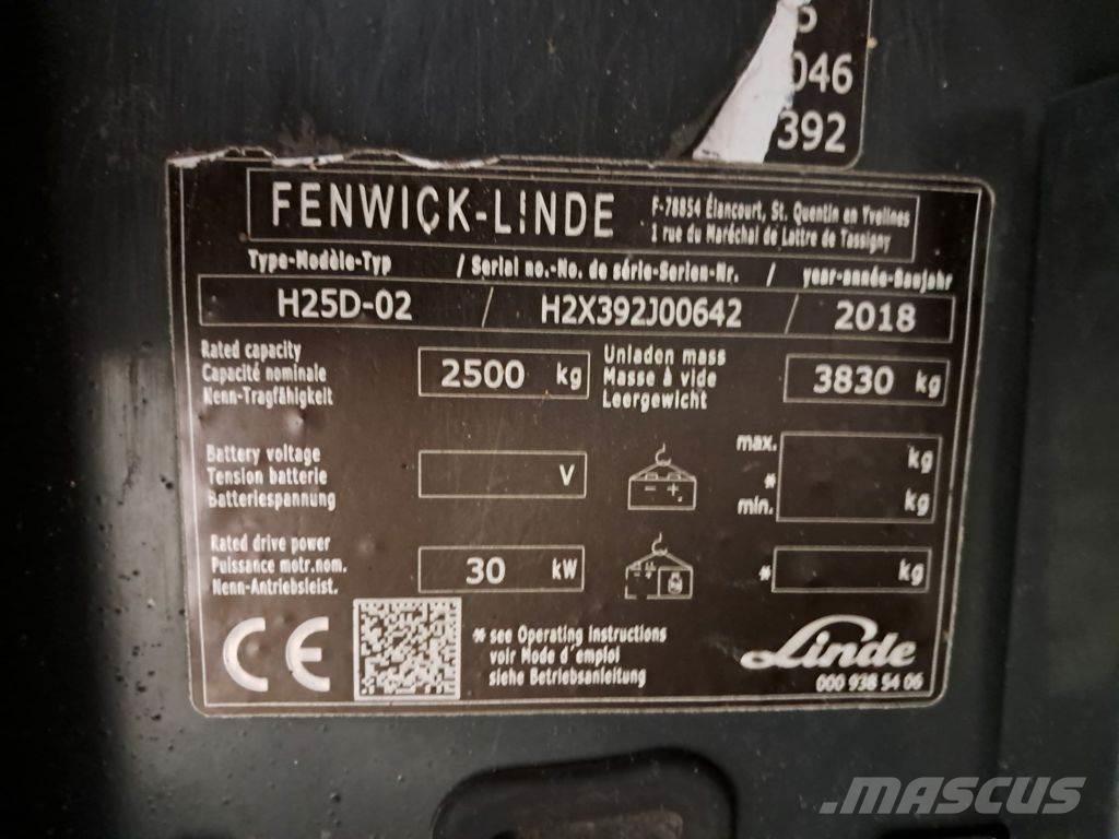 Linde H25D-02 Dizelski viličari