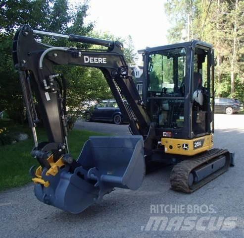 John Deere 26G Mini bageri <7t