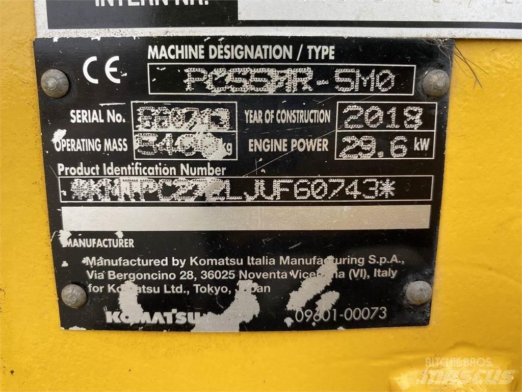 Komatsu PC55MR-5 Bageri na kotačima
