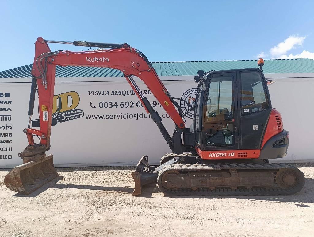 Kubota KX 080-4 Midi bageri 7t – 12t