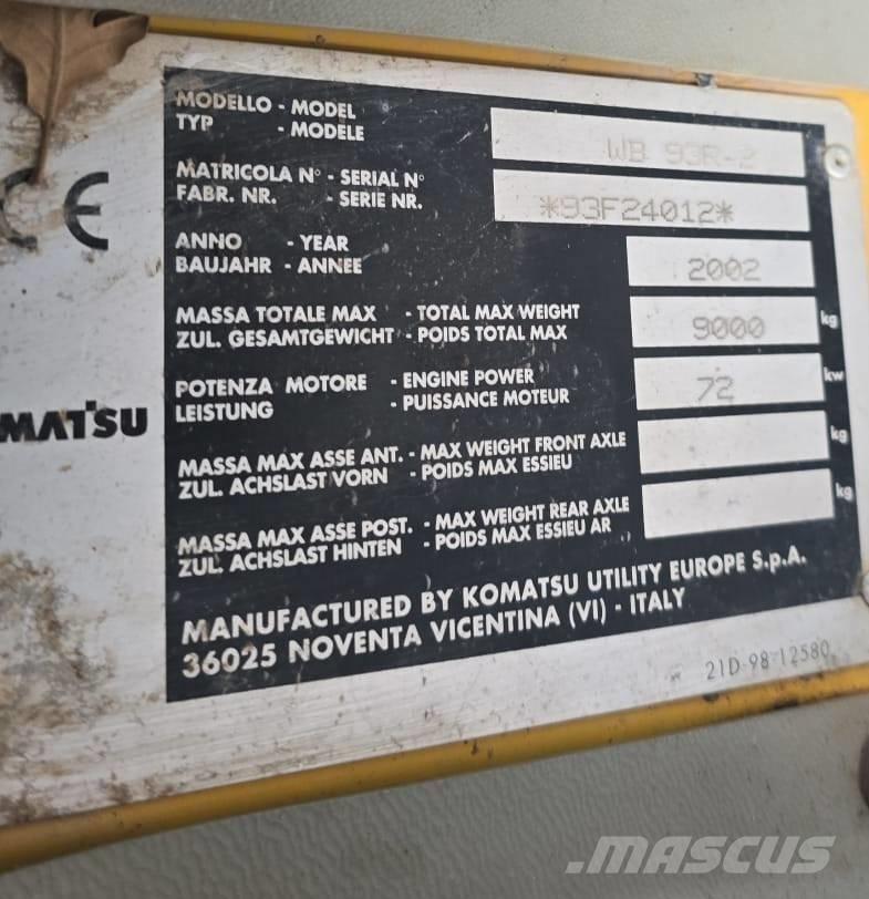 Komatsu WB 93 R-2 Utovarni rovokopači
