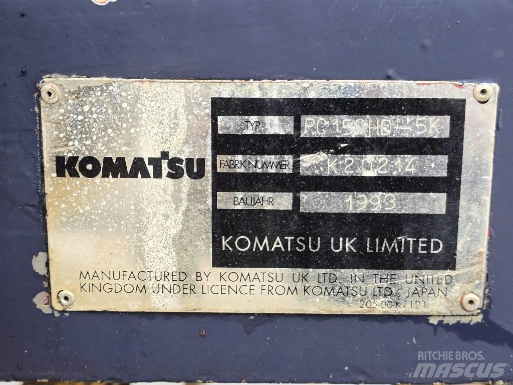 Komatsu PC 150 HD-5K Bageri gusjeničari