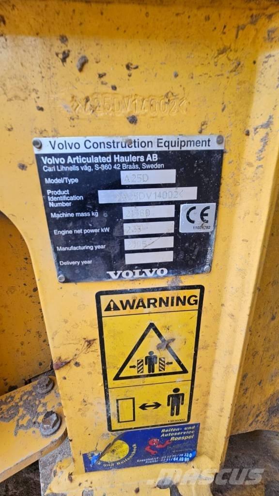 Volvo A 25 D Zglobni demperi