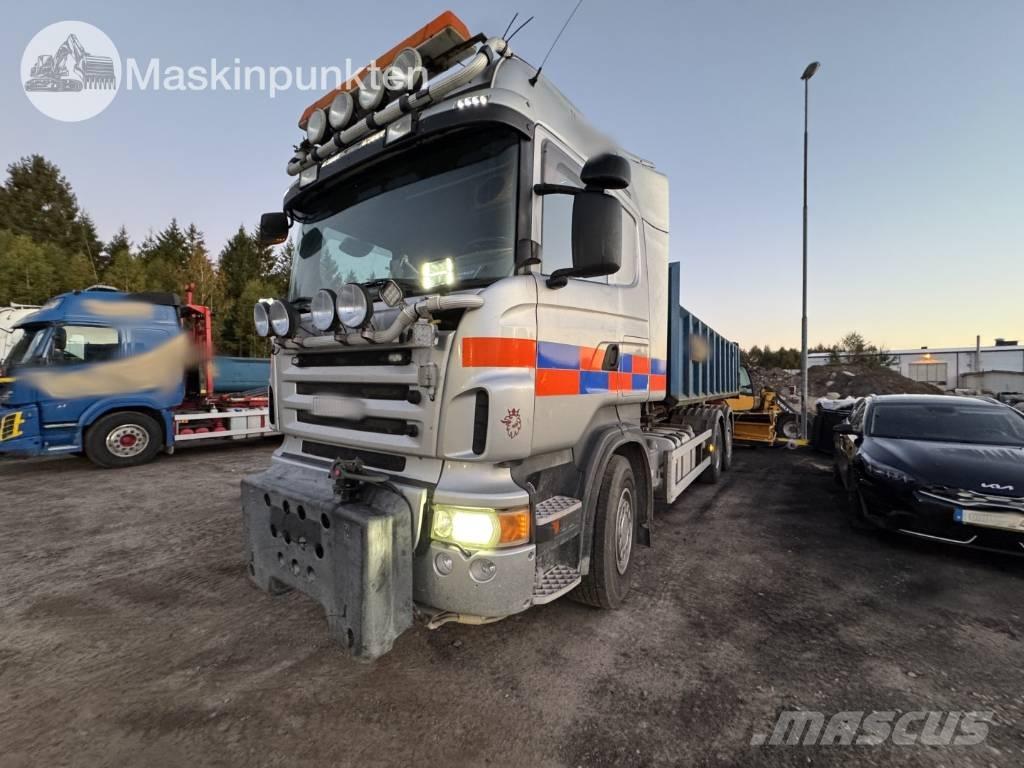 Scania R 480 LB Rol kiper kamioni s kukama za dizanje