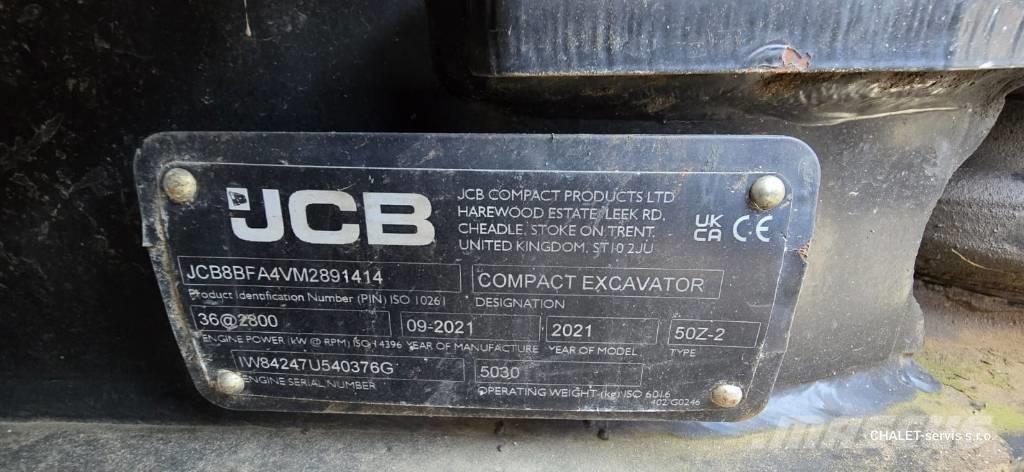 JCB 50 Z-2 Mini bageri <7t