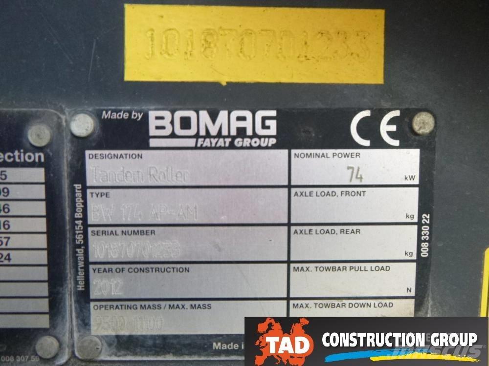 Bomag BW 174 AD AM Valjci sa dvojnim bubnjem