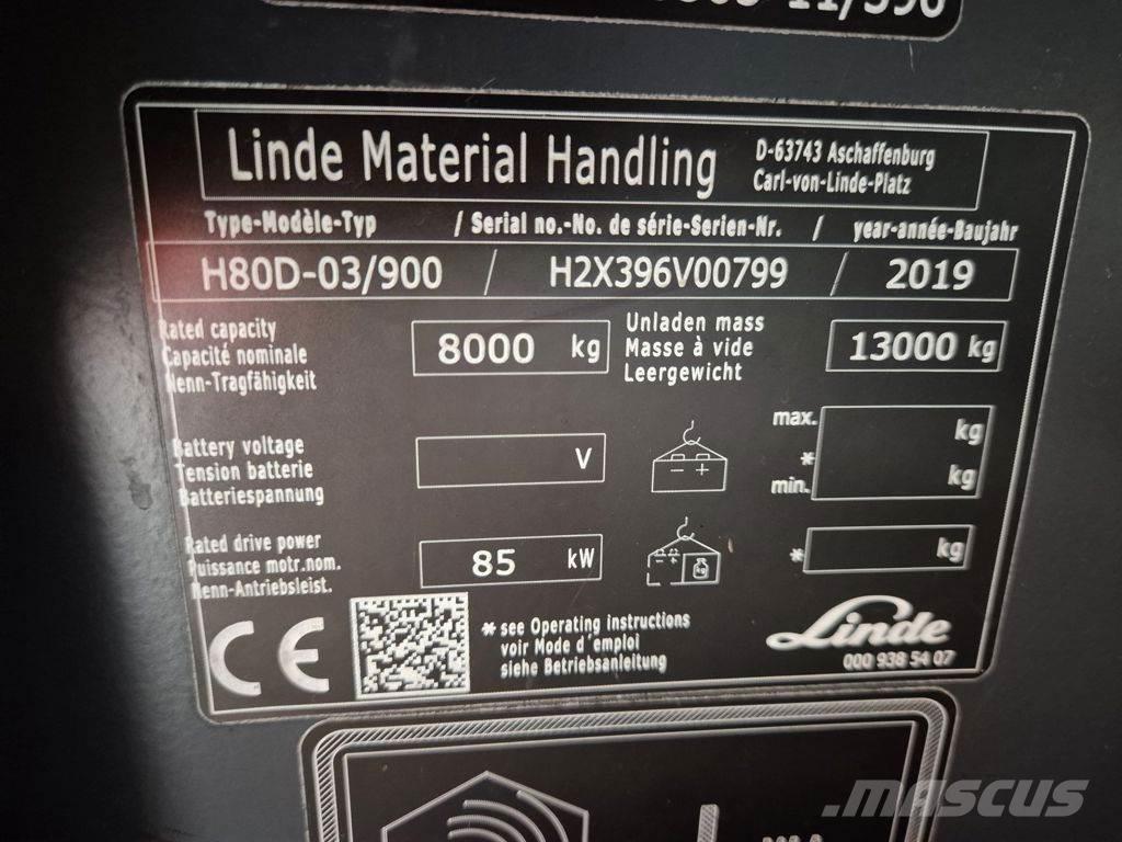 Linde H80D-03/900 Dizelski viličari