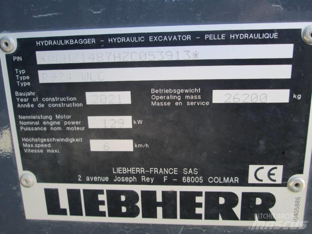 Liebherr R 924 G8 Bageri gusjeničari
