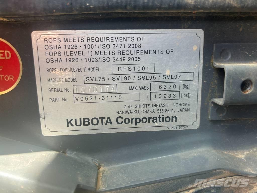 Kubota SVL 75-2 Skid steer mini utovarivači