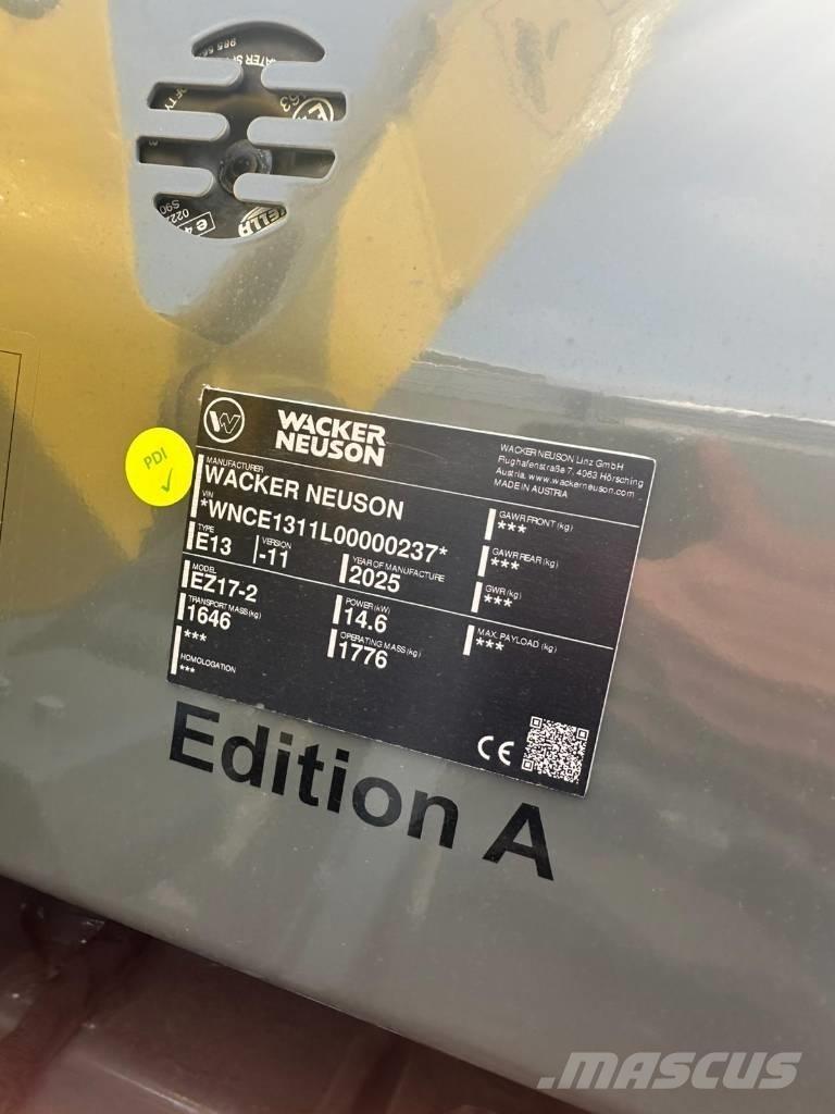 Wacker Neuson EZ 17 Mini bageri <7t