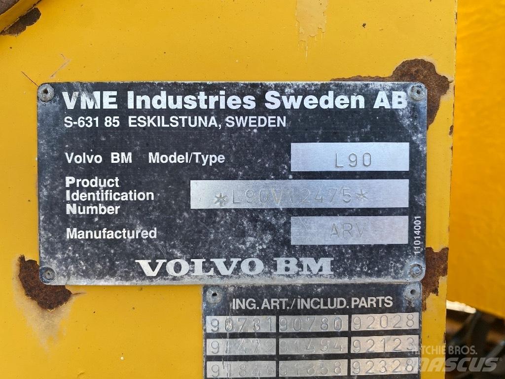 Volvo BM L 90 Utovarivači na kotačima
