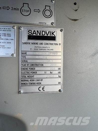 Sandvik DP 1100 Svrdla za površinske bušilice