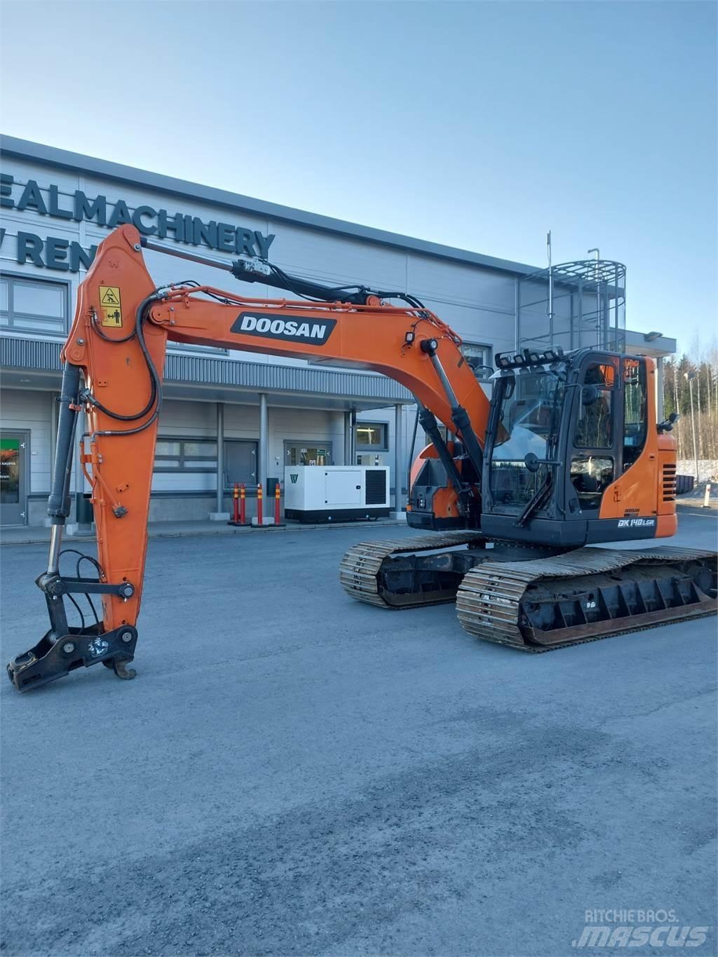 Doosan DX 140LCR 7 Bageri gusjeničari