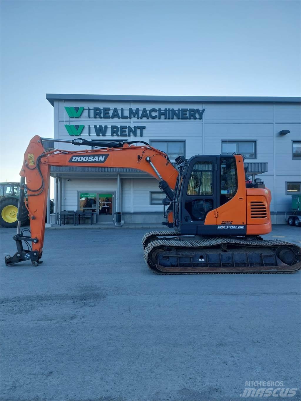 Doosan DX 140LCR 7 Bageri gusjeničari