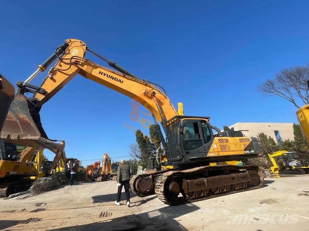 Hyundai Robex 520 VS Bageri gusjeničari